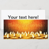 Kerzen brennen - Frohe Weihnachten (Vorne/Hinten)