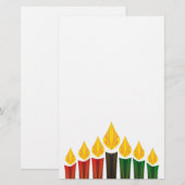 Kerzen Briefpapier (Vorne/Hinten)