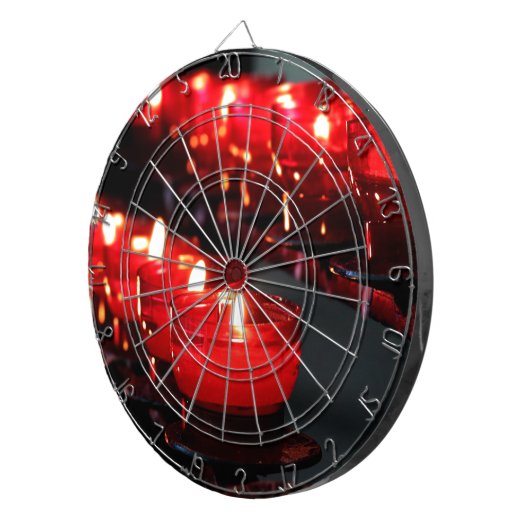 Kerzen Dartscheibe (Vorderseite rechts)