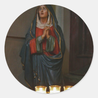 Kerzen der Hoffnung [Weihnachten] Runder Aufkleber