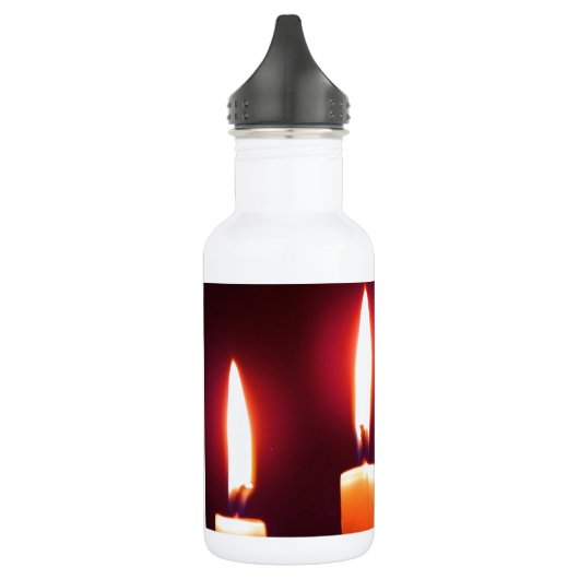 Kerzen Edelstahlflasche (Links)