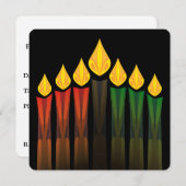 Kerzen Einladung (Vorne/Hinten)