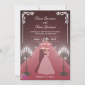 Kerzen Einladung (Vorderseite)