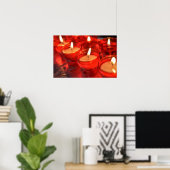 Kerzen feuern poster (Heimbüro)