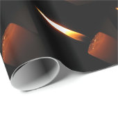 Kerzen-Flamme Geschenkpapier (Rolleneckpunkt)