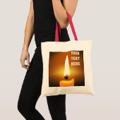 Kerzen-Flammen-Taschen-Tasche Tragetasche (Vorderseite (Produkt))