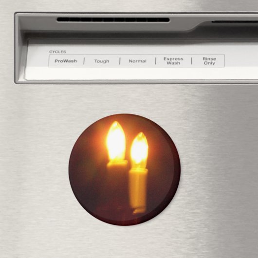 Kerzen-Foto Magnet (In Situ (Geschirrspüler))