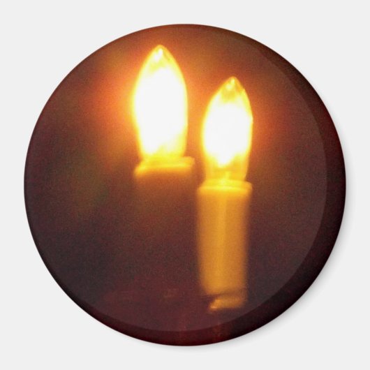 Kerzen-Foto Magnet (Vorne)
