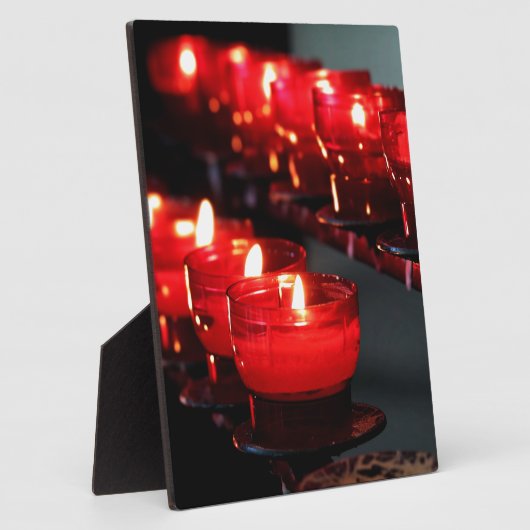 Kerzen Fotoplatte (Seite)