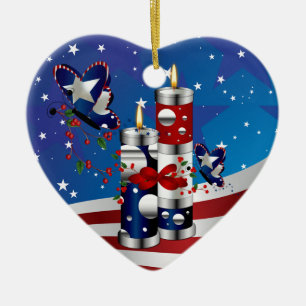 Kerzen für unser Soldaten-Ornament Keramikornament