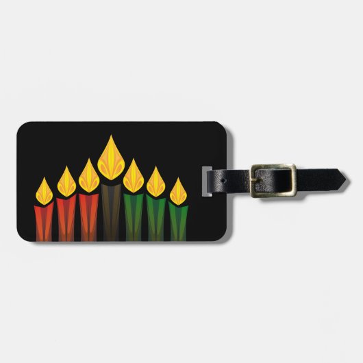 Kerzen Gepäckanhänger (Vorderseite horizontal)