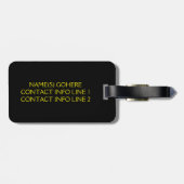 Kerzen Gepäckanhänger (Rückseite horizontal)