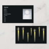Kerzen - Geschäft Visitenkarte (Vorne/Hinten)