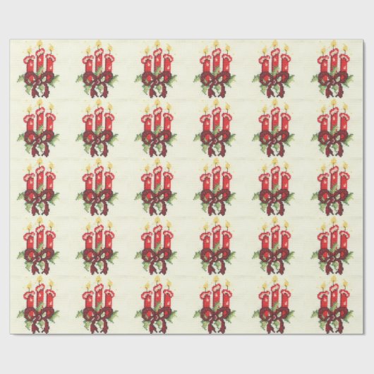 Kerzen Geschenkpapier (Flach)