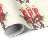 Kerzen Geschenkpapier (Rolleneckpunkt)