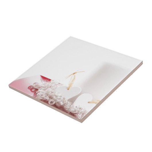 Kerzen & Herz Fliese (Seite)