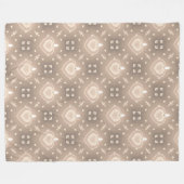 Kerzen-Herz-Muster mit sanftem Schimmer Fleecedecke (Vorderseite (Horizontal))