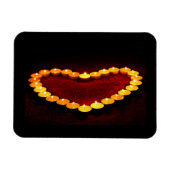 Kerzen, herzförmig magnet (Horizontal)