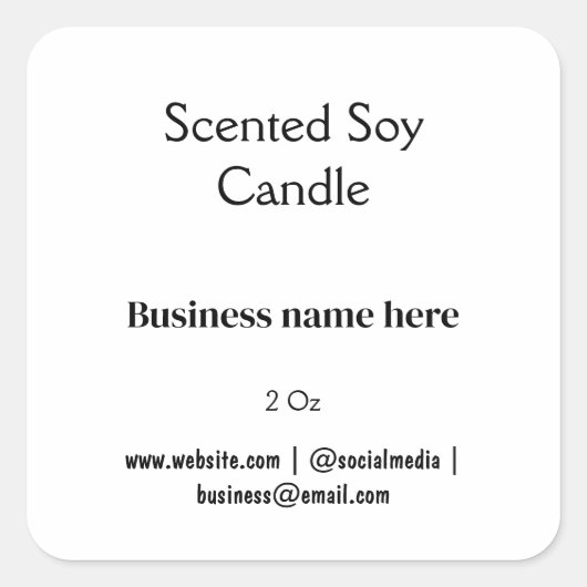 Kerzen hinzufügen q oder Code-Geschäft Quadratischer Aufkleber (Vorderseite)