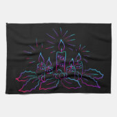 Kerzen Küchentücher (Horizontal)