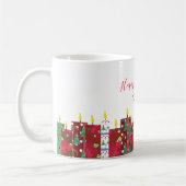 Kerzen Kunst< Frohe Feiertage Zeit Kaffeetasse (Links)
