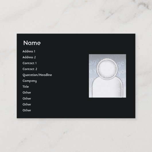 Kerzen - mollig visitenkarte (Vorderseite)