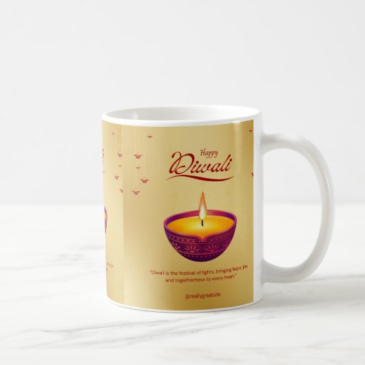 Kerzen-Mug mit Leuchteffekt Kaffeetasse (Rechts)