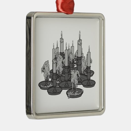 Kerzen Ornament Aus Metall (Rechts)