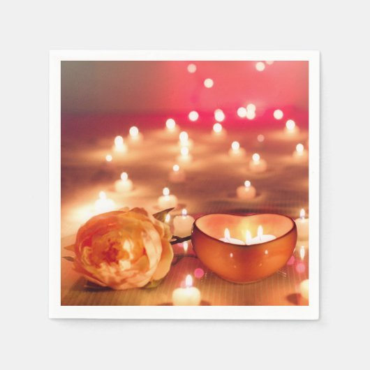 Kerzen Paper Napkin Serviette (Vorderseite)