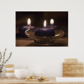 Kerzen Poster (Küche)