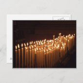 Kerzen Postkarte (Vorne/Hinten)