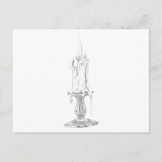 Kerzen Postkarte