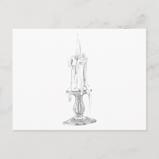 Kerzen Postkarte (Vorderseite)