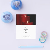 Kerzen, rot flyer (Einzeln)