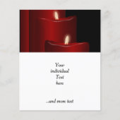 Kerzen, rot flyer (Vorne)