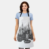 Kerzen Schürze (Getragen)