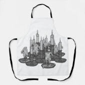 Kerzen Schürze (Vorderseite)