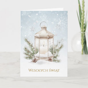 Kerzen Tannenzapfen Polnische Weihnachten