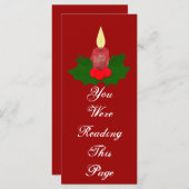 Kerzen und Lesezeichen (Vorne/Hinten)