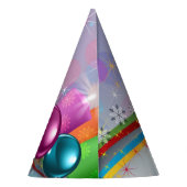 Kerzen und Ornamente Partyhütchen (Rückseite)