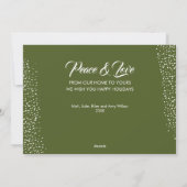 Kerzen und Pinien Weihnachten (Rückseite)