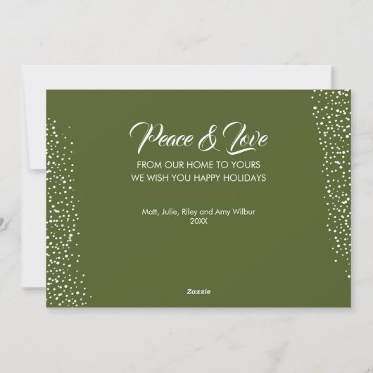 Kerzen und Pinien Weihnachten (Rückseite)