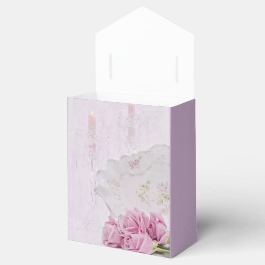 Kerzen und Rose Geschenkschachtel (Geöffnet)