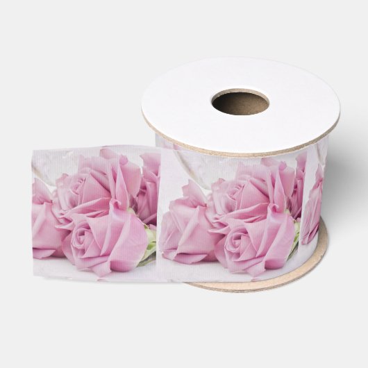 Kerzen und Rose Ripsband (Spule)