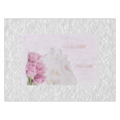 Kerzen und Rose Tischdecke (Vorderseite (Horizontal))