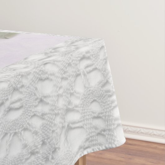 Kerzen und Rose Tischdecke (Beispiel)