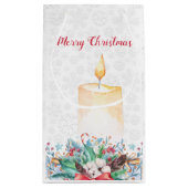 Kerzen und Weihnachtsdekoration Kleine Geschenktüte (Rückseite)