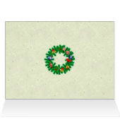 Kerzen und Weihnachtswünsche (Innenansicht Horizontal (Oben))