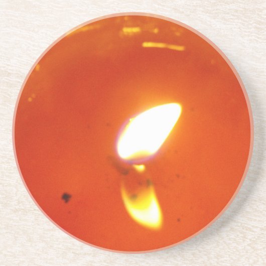 Kerzen-Untersetzer Sandstein Untersetzer (Vorne)