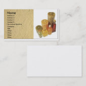 Kerzen-Visitenkarte Visitenkarte (Vorne/Hinten)